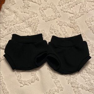 ElleBell Newborn Black bummies (diaper covers or bloomers)